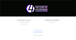 Desktop Screenshot of 4theloveofmovement.com